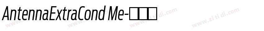 AntennaExtraCond Me字体转换